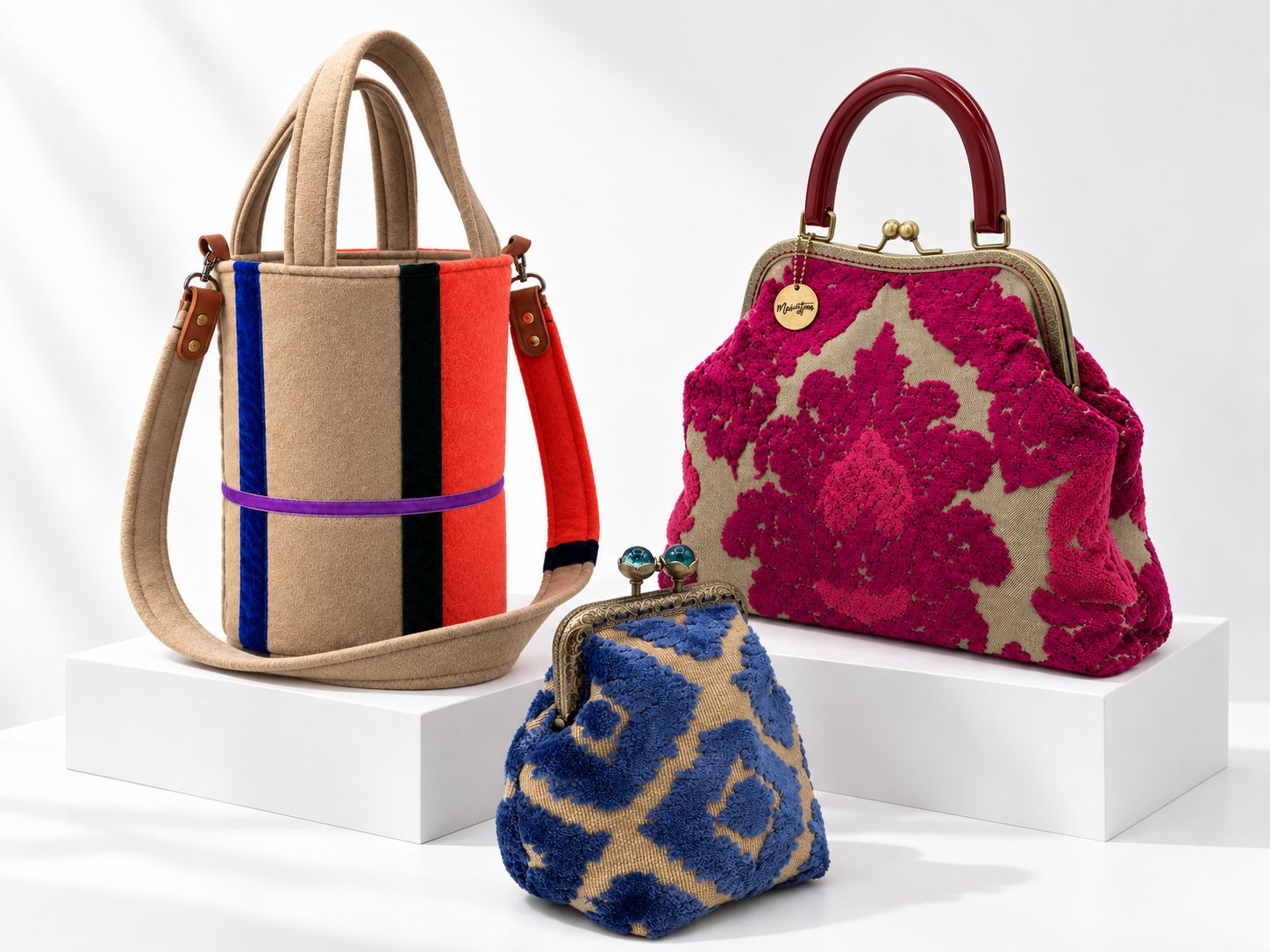 Selezione di borse e accessori artigianali Maicestina