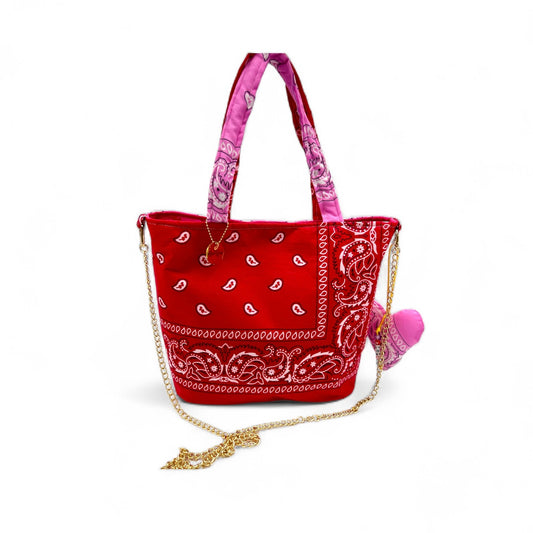 Lollipop Tote Red & Pink