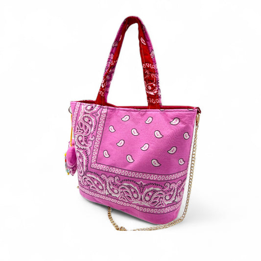 Lollipop Tote Red & Pink