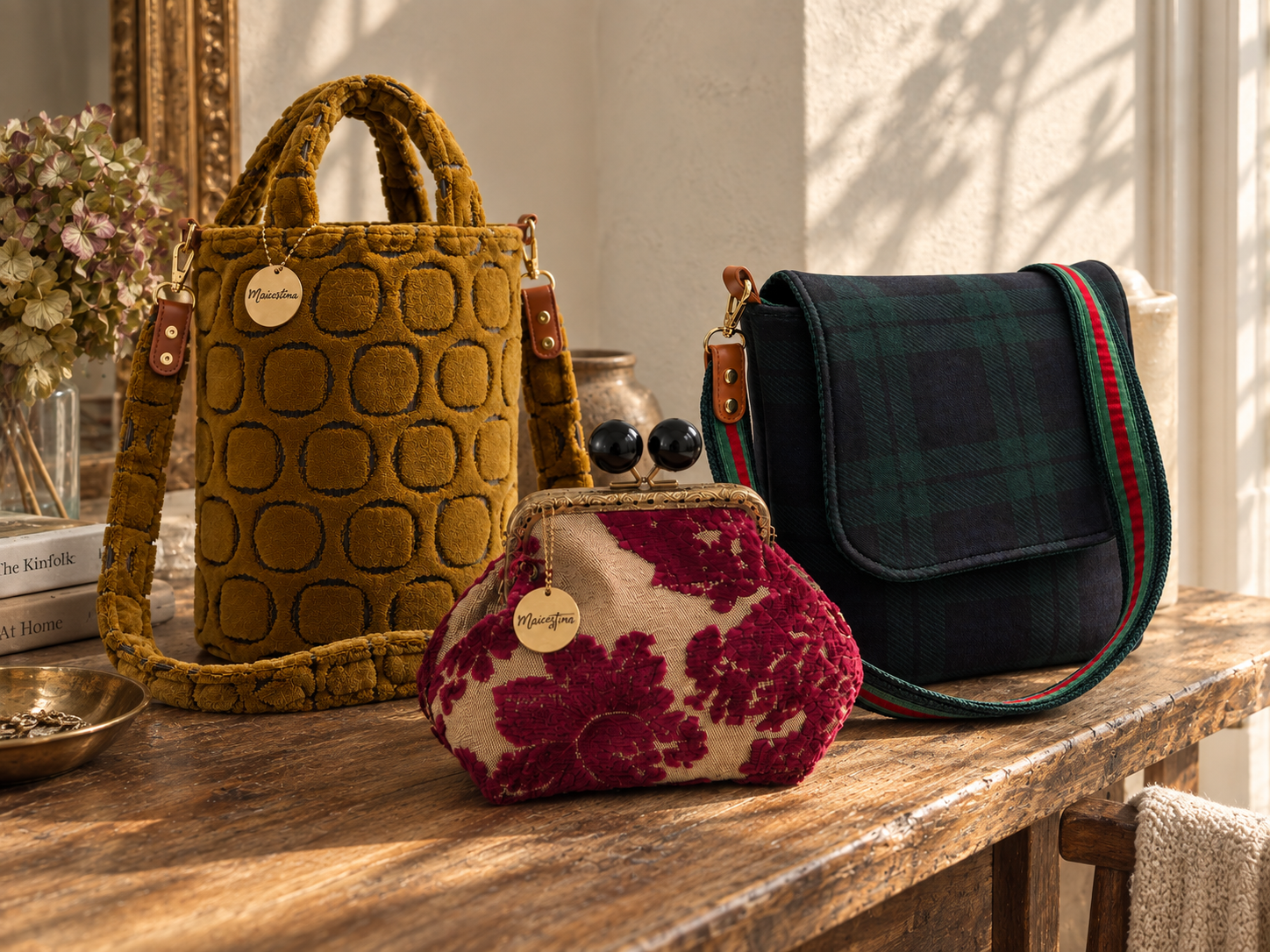 Borse e accessori Maicestina nell’atelier